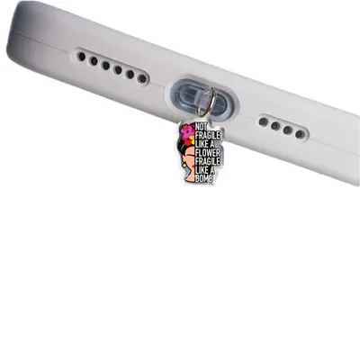 Double-layer geisha design mobile phone dust plug