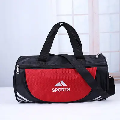 Wholesale men's fitness bag, yoga training sports bag, daily and versatile outdoor waterproof and wear-resistant large capacity travel bag - 7