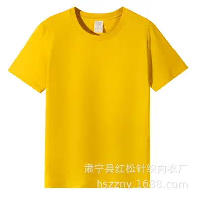 Bestandsstoffe Baumwolle 180g reine Baumwoll-Herren-T-Shirt Rundhals Kurzarm einfarbig doppelt halbarm Basic T-Shirt grenzüberschreitende Modemarke - 13