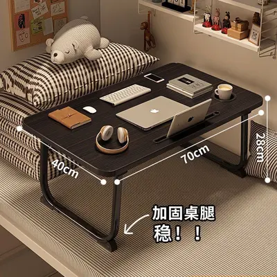 Bed-mounted small desk, bay window desk, bedroom computer desk, foldable desk, dormitory study desk, extra-large upper bunk desk - 13