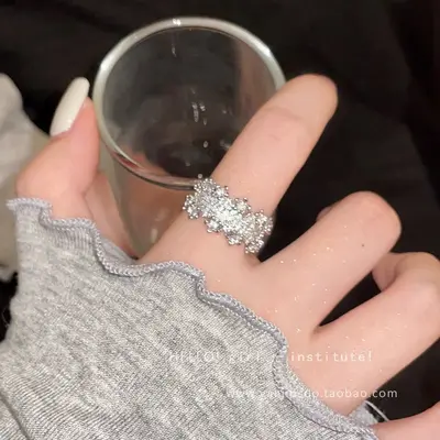 Zirkon-Stein-Ring für Frauen verstellbar - 4