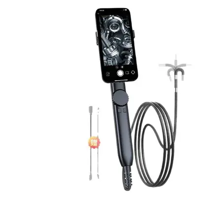 iOS uyumlu endüstriyel borescope, 210° döner prob, katlanabilir - 5