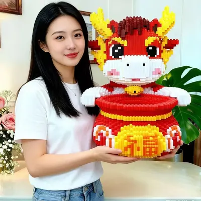 Snap-Together Connecting Building Blocks, Children's Educational Toy - 4