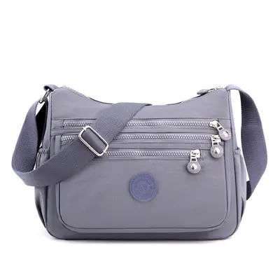 Nylon-Stoff mehrschichtige Umhängetasche leicht einfach alltäglich Crossbody-Tasche 2025 neu großvolumig Mamatasche Schultergeldtasche - 11