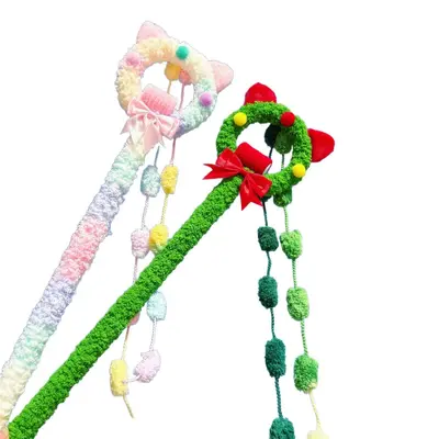 Christmas Fairy Magic Cat Teaser Wand with Bell - 6