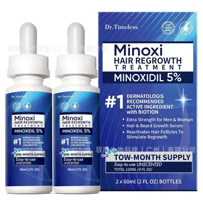 Minoxidil Essence 5% Concentration Hair Growth Activating Hair Follicles Thickening 60ml Dropper Bottle In Stock Unisex