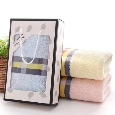 Baumwoll-Handtuch-Set Feuchtigkeitsabsorbierende Gesichtstücher - 7