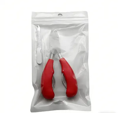 Ingrown Toenail Correction Plier Manicure Pedicure Set - Einzelne Spitzenzange Nagelhautschere Schrägschneider Fadenschneider - 9