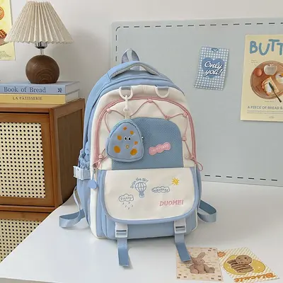Japanese Style School Backpack for Elementary and Middle School Girls - 11
