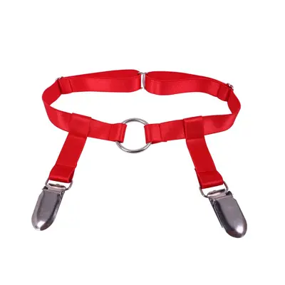 Adjustable Elastic Garter Thigh Strap Stocking Clips, 14 Colours - 11