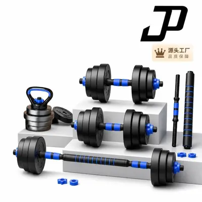 Çimento Halter Seti Erkek Fitness Ev Çok Amaçlı Ekipman Ayarlanabilir Ağırlık Özel Kol Kas Erkek Kadın Fabrika - 4