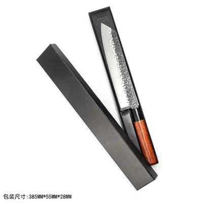 Japanese forged salmon sashimi knife - 9