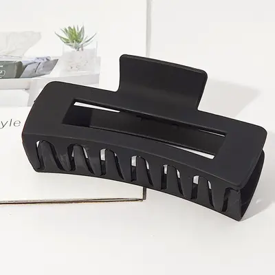 Oversized frosted hair clip women's hair clip square hair clip back of head hair accessories shark clip wholesale - 7