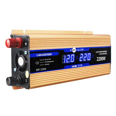 KFZ-Wechselrichter 12V/24V/48V auf 220V, 500W-3000W, AC/DC - 4