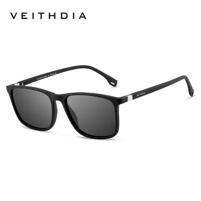 Unisex Square Frame Polarized UV400 Sunglasses, Model 7521 - 6