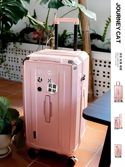 Reisekoffer mit Zahlenkombination für Herren, große Kapazität, leise Universal-Rollen, verstärkte Reißverschlüsse, Trolley-Tasche für Damen, 28 Zoll.