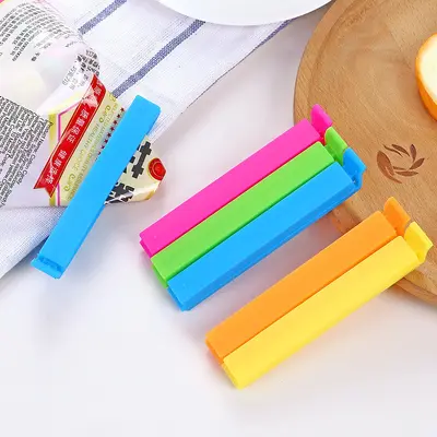 Gıda poşeti ağız kapatma klipsi, plastik, nemden koruyucu