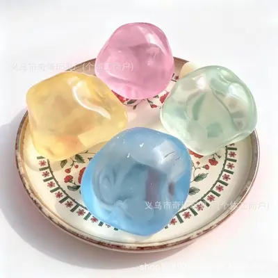 Moldable Vaseline Stress Ball, Non-Rebound Handmade Squishy Toy
