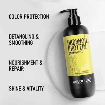 Delofil Shampoo & Conditioner Set, geschmeidig, feuchtigkeitsspendend, reparierend - 4