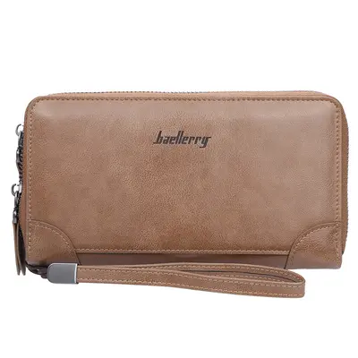 Herren-Handtasche mit doppeltem Reißverschluss und Handyfach - 9