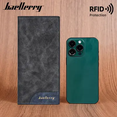 Baellerry Long Men's Wallet with RFID Protection - 4
