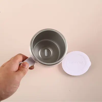 Tam otomatik karıştırma kabı, elektrikli çalkalayıcı bardak, özelleştirilmiş kullanışlı su bardağı, manyetik kahve fincanı, akıllı termos bardak stokta