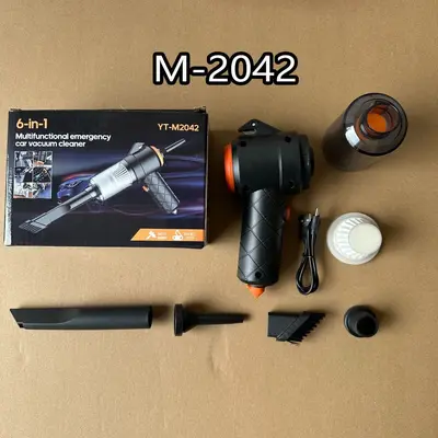 Cross-border hand-push electric sweeper home portable wireless rechargeable high-power vacuum dust gun dual-purpose hair suction - 10