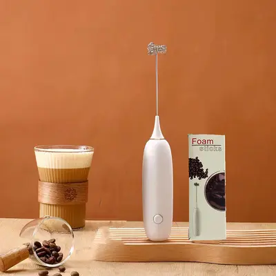 Mini-Eierschlager batteriebetrieben Milchaufschäumer - 7