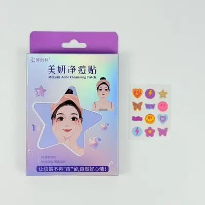 Acne patches, hydrocolloid, multicolor, concealing formula - 8