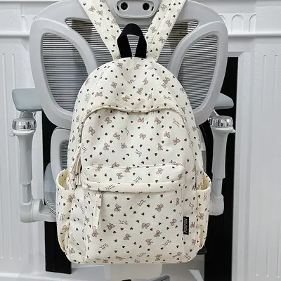 Girls' Bow Knot Backpack, 2026 Model, Junior and High School Student Bag - 7