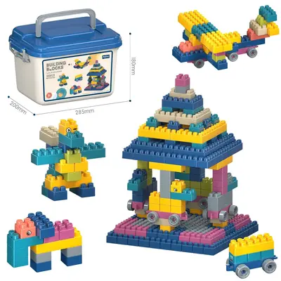 Portable Gift Box] DIY Buildable Particle Building Blocks Educational Toys for Children Wholesale Cross-border Amazon - 9