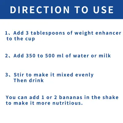 Weight Gainer High Protein Powder Supplement - 4
