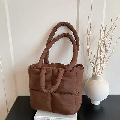 2025 Women's Armpit Bag, Soft Padded, Large-Capacity Tote - 9