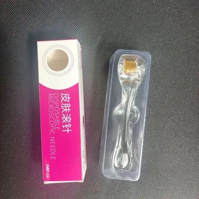 Ticari Best Seller 540 Yeşil Micro İğne Dermaroller Micro İğne Güzellik Micro İğne Bakımı Aqua Light Dermaroller Çapraz Sınır E-Ticaret Amazon - 8