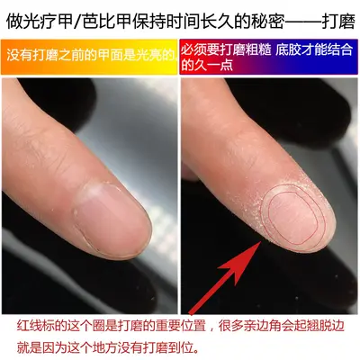 Nail polishing kit, sponge files and buffer strips - 4