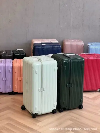 20 İnç Kabin Boyu Valiz, PC Makaron Renkli, Dört Tekerlekli Bavul - 3