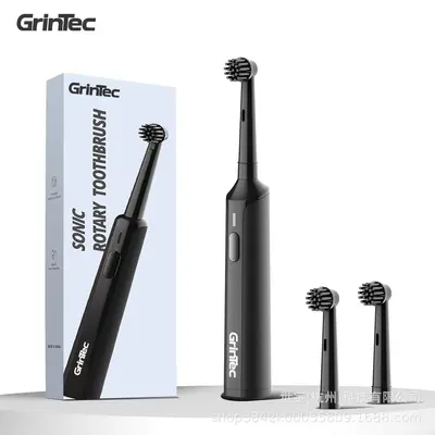 Rotasyonlu elektrikli diş fırçası, 3 mod, pil güçlü - 7