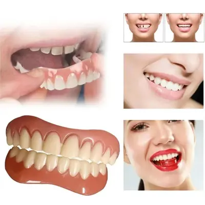 Realistic Simulated Teeth Veneers, Photography Props