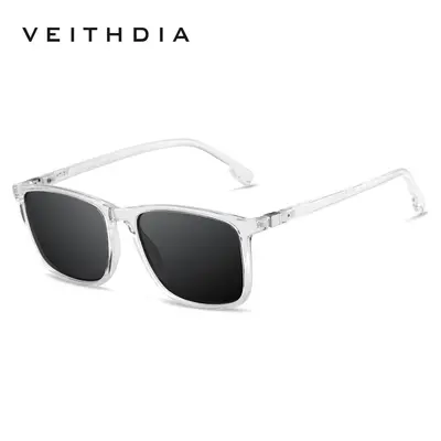 Unisex Square Frame Polarized UV400 Sunglasses, Model 7521 - 13