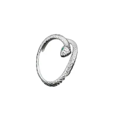 Silver 999 snake ring for women