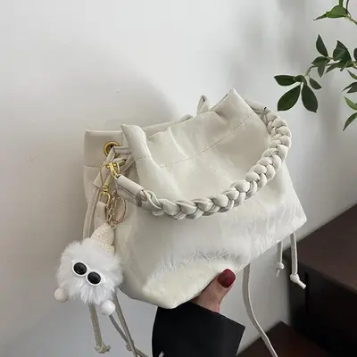 Pembe Kova Çanta, Kadın Çok Yönlü Askılı Çapraz Çanta - 3