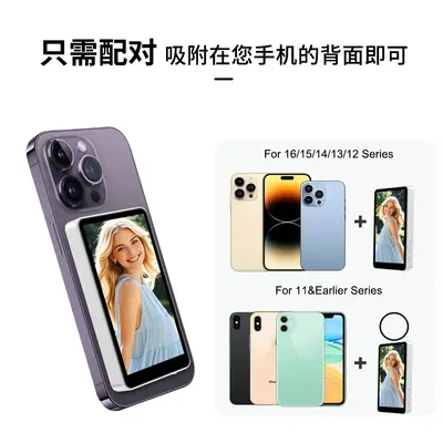Phone Selfie Screen Projector for Live Streaming Rearview Mirror Display - 5