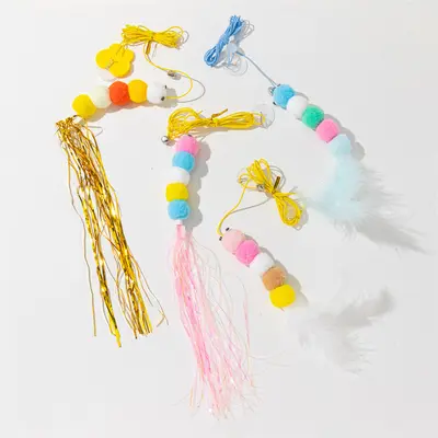 Door-Hanging Swing Cat Teaser with Elastic Retractable Rope - 6