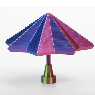 3D Printed Fidget Star Visual Illusion Children's Educational Toy - 5