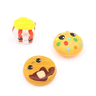 Mini PU Slow Rebound Simulation Food Squeeze Stress Relief Toy
