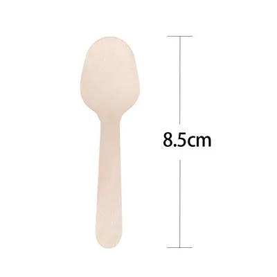 Disposable Birch Wood Knife, Fork and Spoon Set, Biodegradable - 11