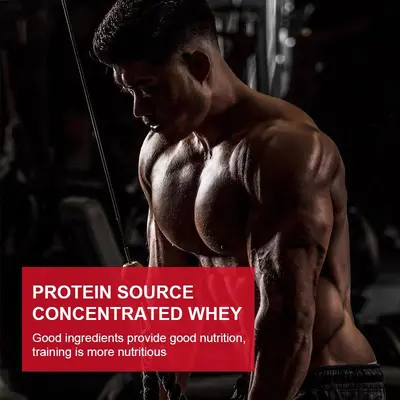 跨境乳清蛋白粉运动健身专用whey protein powder草莓味2lbs