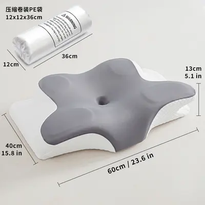 Memory-Foam-Nackenkissen, Schmetterlingsform - 8