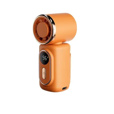 2026 New Mini Portable High-Speed Handheld Fan Stepless Speed Control 100 Levels Powerful Outdoor Small Fan