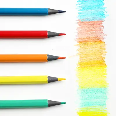 Yağlı boya kalemi seti, 36 renk, çocuk ve sanat için